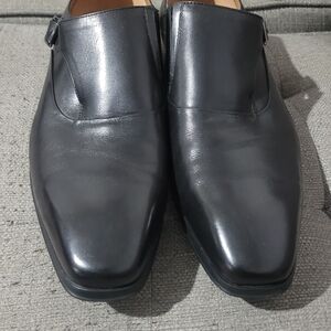 Elegant Black Leather Loafers for Men